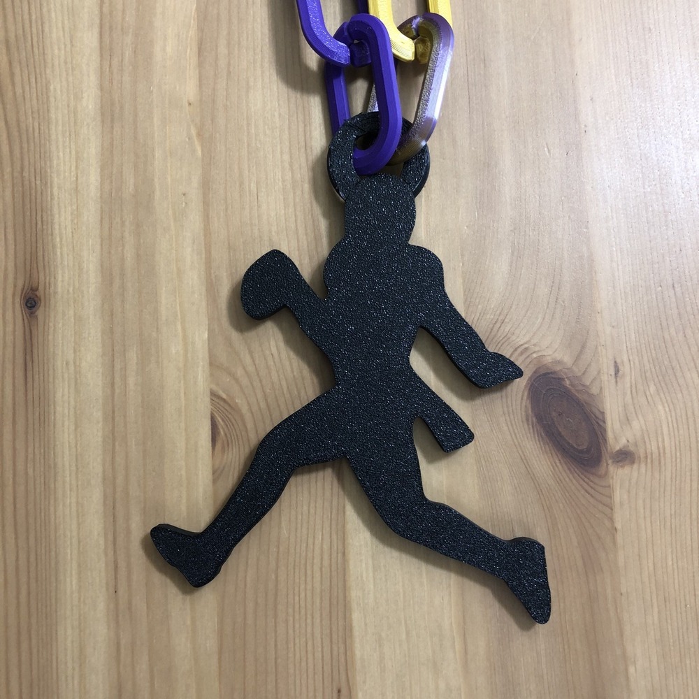 Baltimore Ravens Lamar Jackson 3D Printed Chain Purple Black Gold Football NFL - Picture 7 of 8